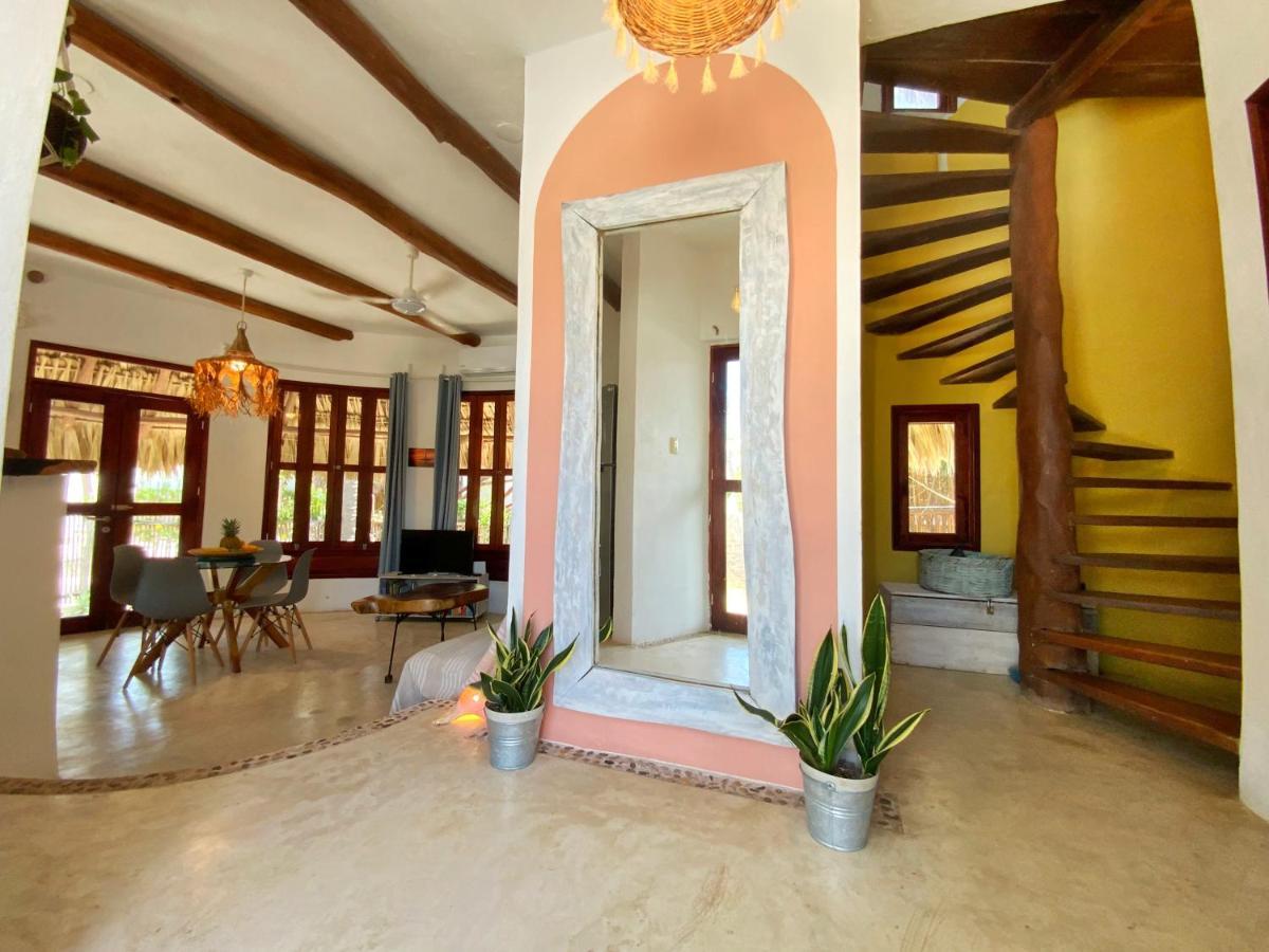 فيلا Casa Cacahuate Holbox-Casa Entera Con Jardin-Whole House With Garden المظهر الخارجي الصورة