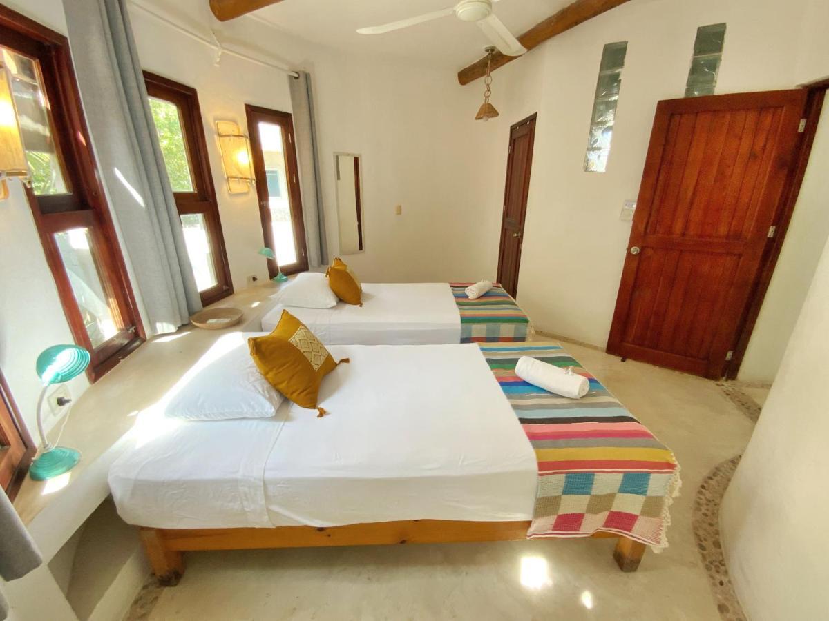 فيلا Casa Cacahuate Holbox-Casa Entera Con Jardin-Whole House With Garden المظهر الخارجي الصورة