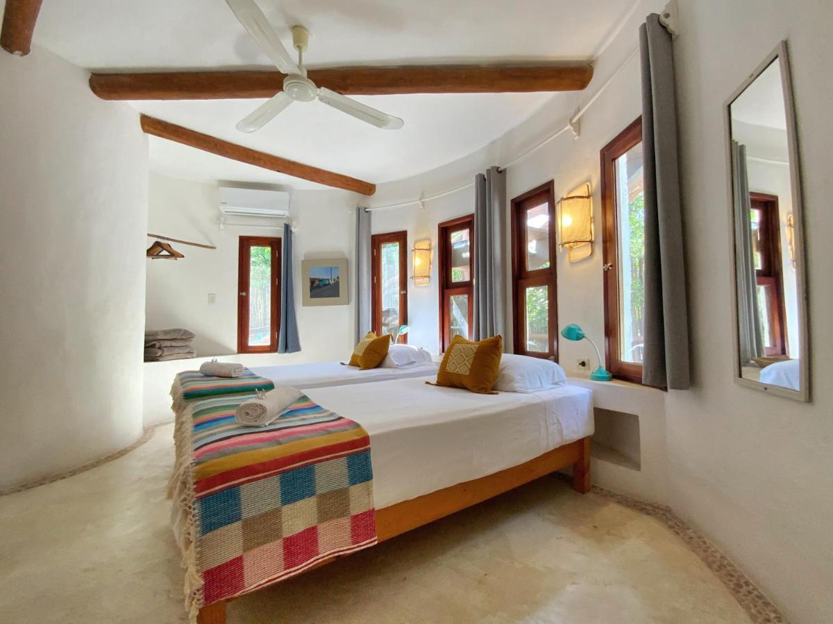 فيلا Casa Cacahuate Holbox-Casa Entera Con Jardin-Whole House With Garden المظهر الخارجي الصورة